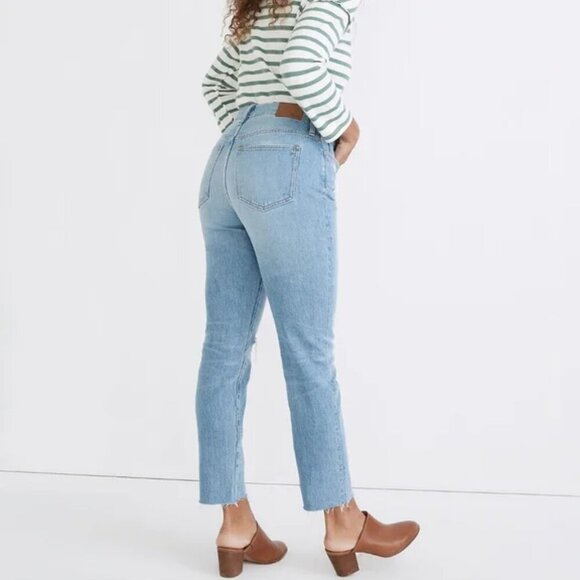 NWT Madewell | The Perfect Vintage Jean in Coney Wash: Destroyed Edition - Picture 15 of 15
